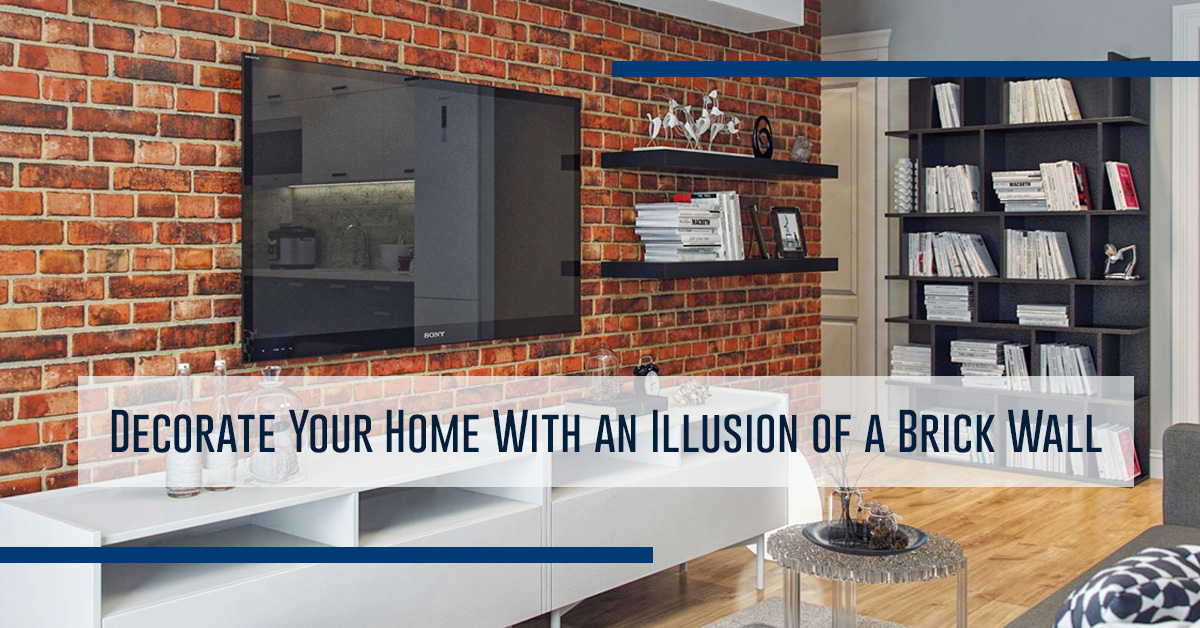 Decorate Your Home With the Illusion of a Brick Wall Tiles