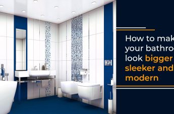 How to make your bathroom look bigger sleeker and modern